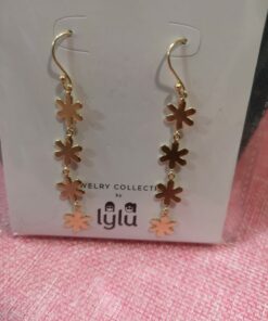 Pendiente largo flor