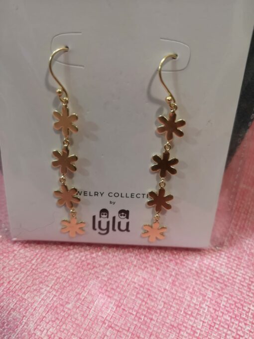 Pendiente largo flor