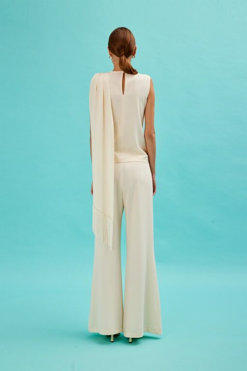 Conjunto blusón y pantalón crudo - Imagen 2