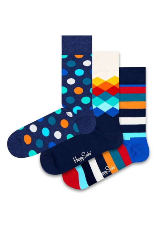 Pack 3 Happy Socks "Classic Mix" - Imagen 2