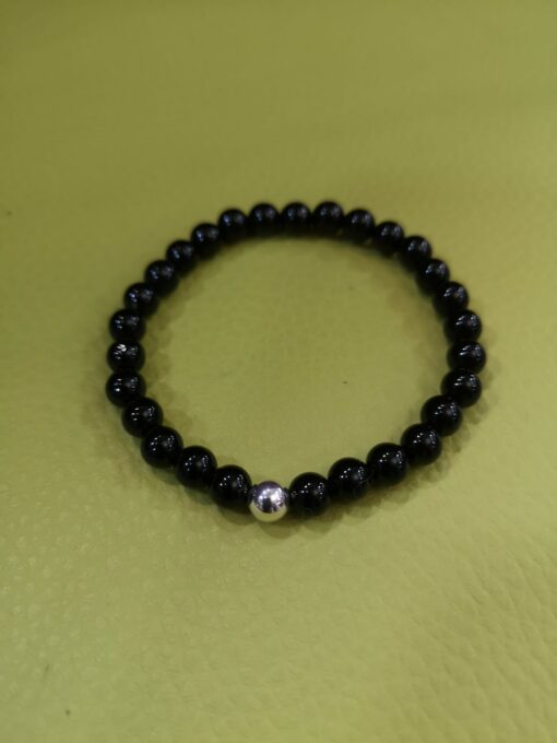 Pulsera ágata negra limpieza energética - Imagen 2