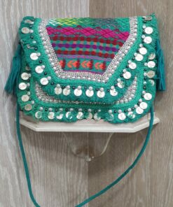 Bolso boho monedas bugambilla