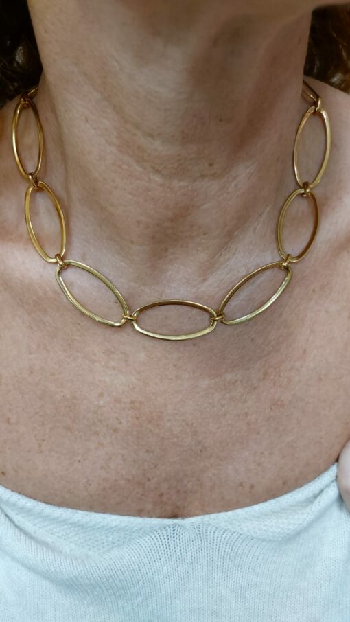 Collar dorado cadena - Imagen 2