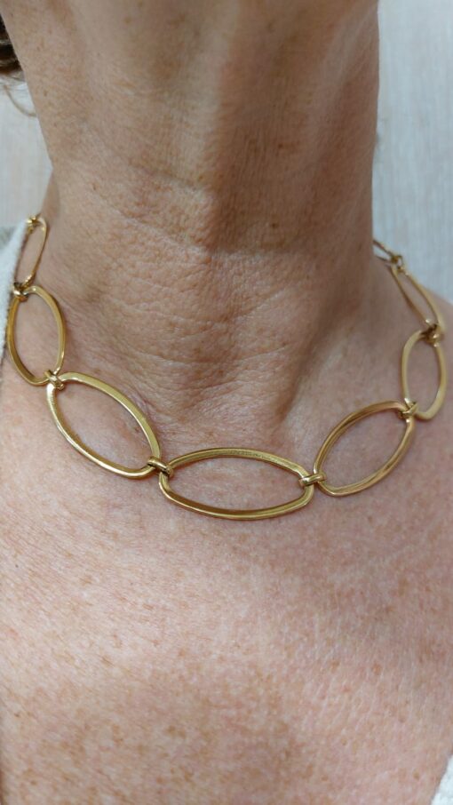 Collar dorado cadena - Imagen 3