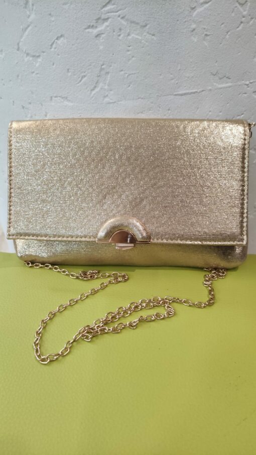 Cartera dorada mediana - Imagen 2