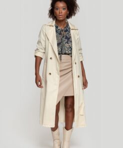 Chaqueta larga - Beige