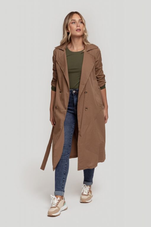 Chaqueta larga - Camel