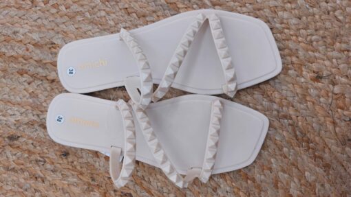 Flip Flop beige 3 tiras - Imagen 2