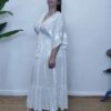 Vestido blanco /plata