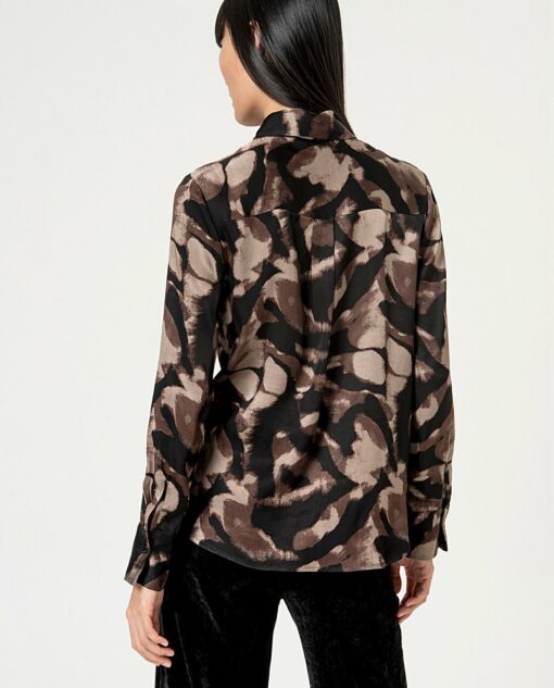 Camisa con lazada extraible Negro - Imagen 2