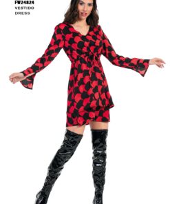 Vestido avenue rojo radiante