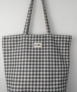 Bolso grande bichi gris