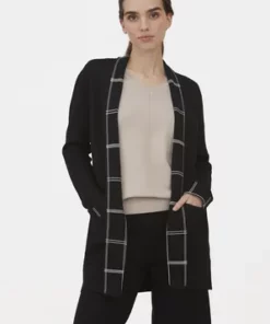 Chaqueta con jacquard interior