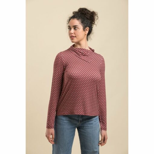 Camiseta c/solapa geométrico
