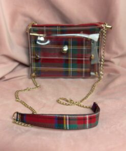 Bolso glamour, rojo