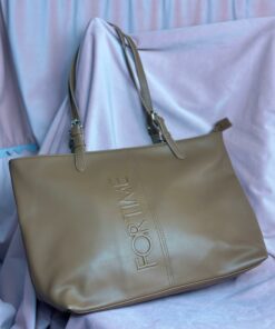 Bolso shopper fashion marrón