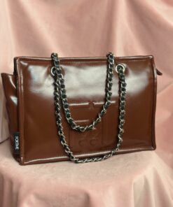 Bolso Shopper marrón