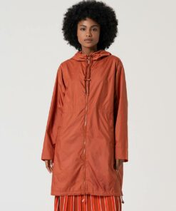 Chubasquero ligero reversible Teja