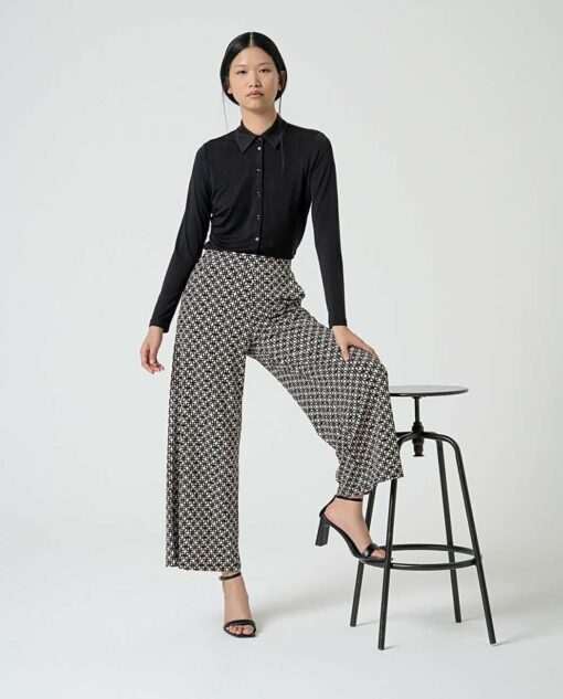 Pantalón amplio Negro - Imagen 3