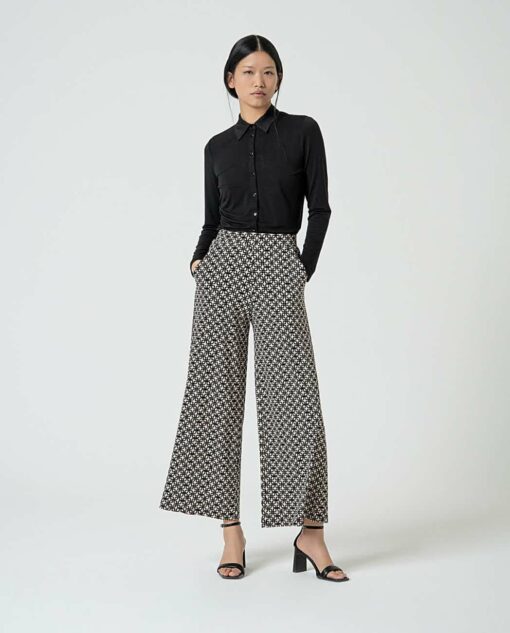 Pantalón amplio Negro