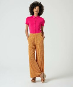 Pantalón amplio Amarillo