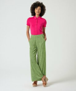 Pantalón amplio Verde ácido