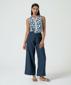 Pantalón con bolsillo italiano Marino