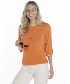 Jersey m/corta estructura naranja