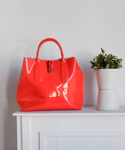 Tote charol corazón Noco beige