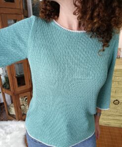Jersey m/corta estructura verde