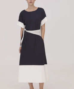 Vestido bicolor