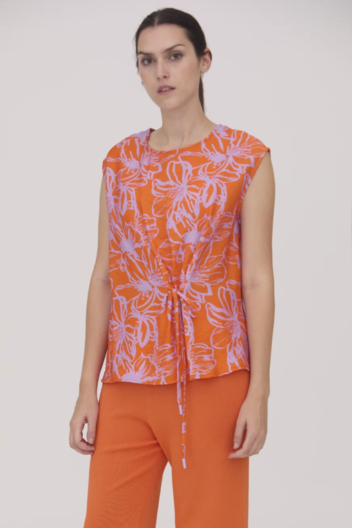 Camisa anudado lateral