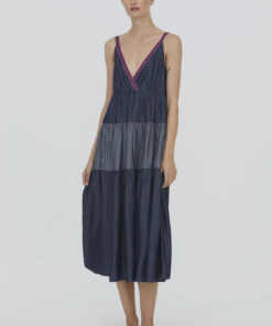 Vestido de tirantes en tencel