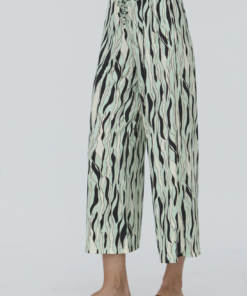 Pantalón estampado con cordón