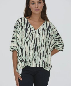 Blusón estampado