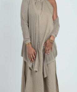 Chaqueta punto, arena