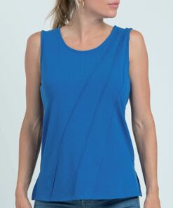 Camiseta tirante ancho, Klein