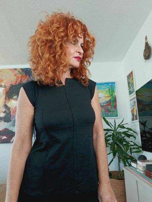 Camiseta costuras, negro - Imagen 3