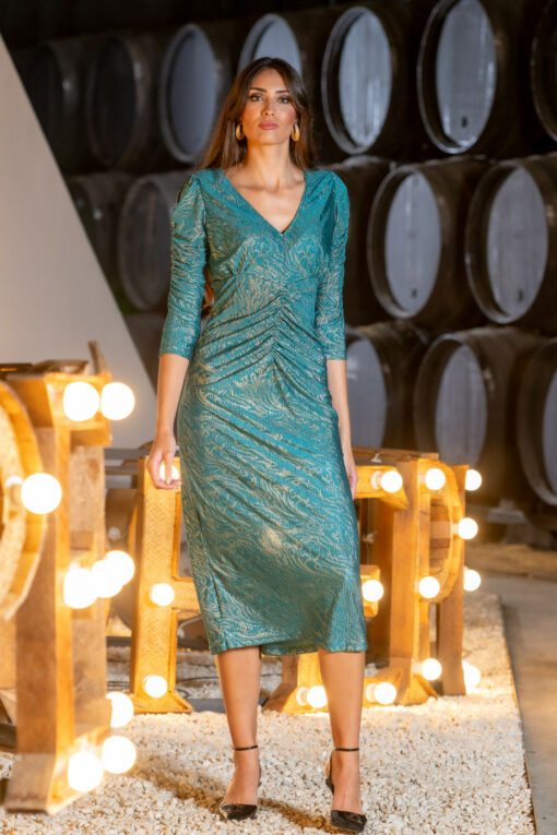 Vestido moscatel verde