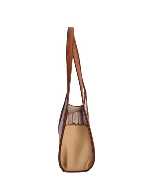 Bolso de hombro de rafia con cremallera - Imagen 3