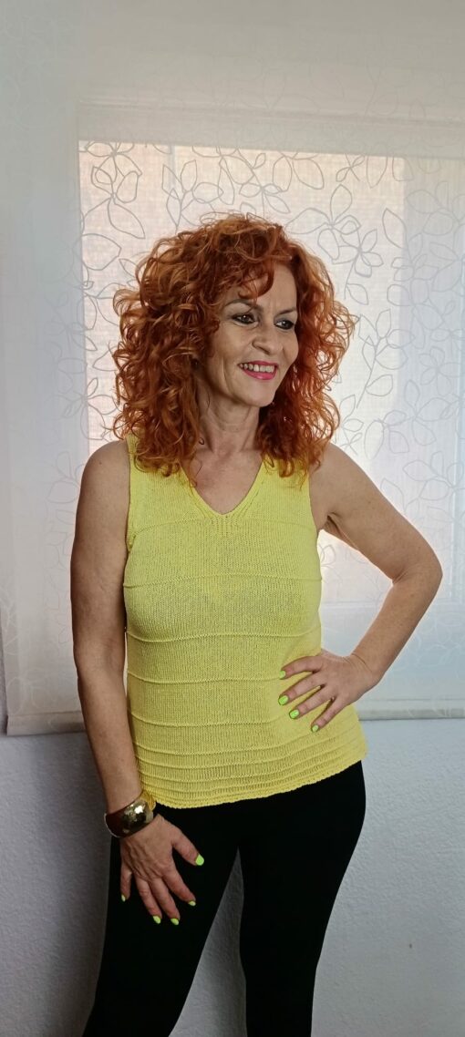 Top links amarillo