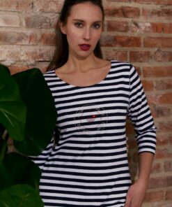 Camiseta m/corta ratas strass