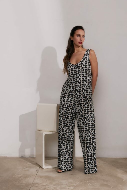 Mono estampado geométrico