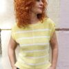 Chaleco revés nervio amarillo blanco