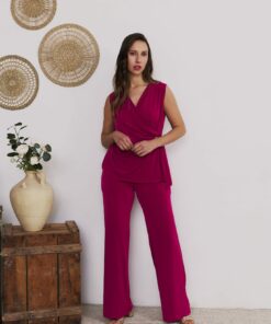 Pantalón liso puerto