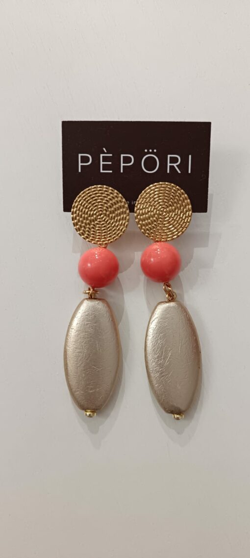 Pendiente Argentina coral