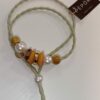 Pulsera Cuba, verde/ocre