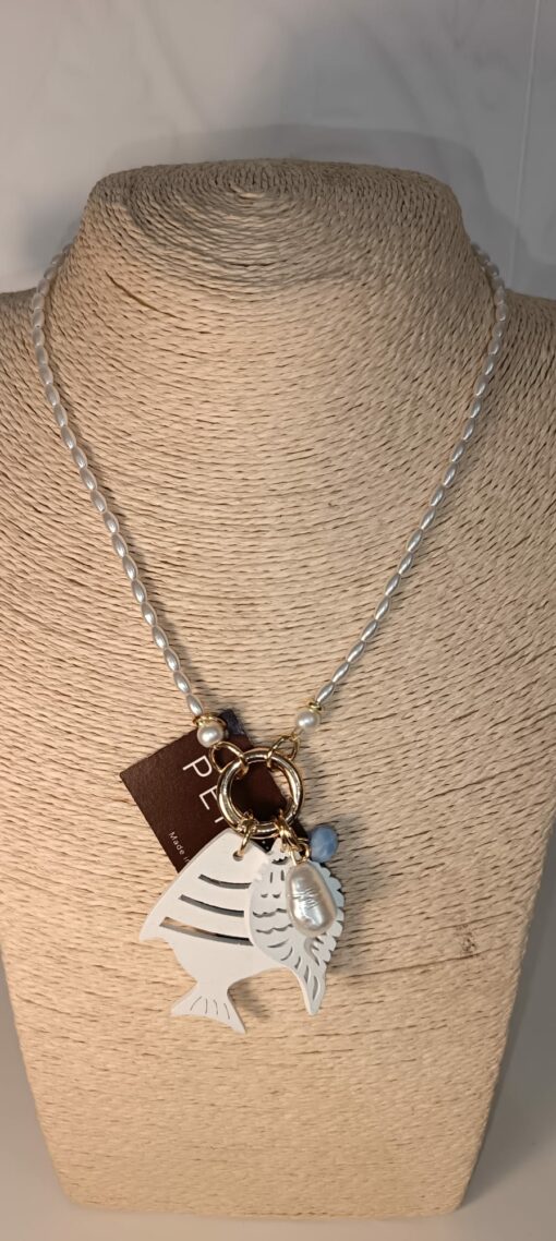 Collar corto, Galápagos Blanco