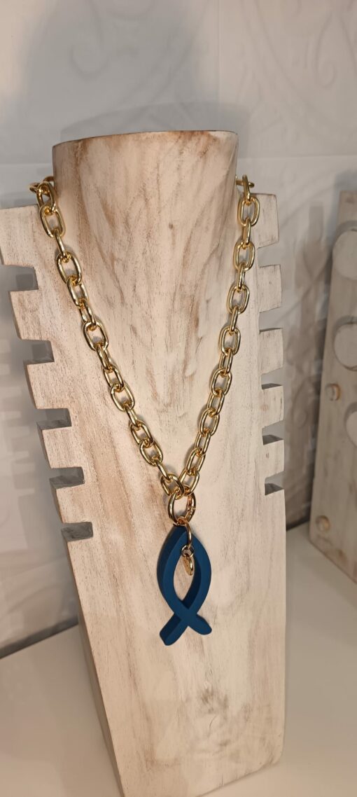Collar corto , Polinesia Azul