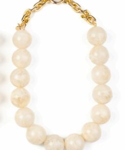 Collar corto arena Marfil